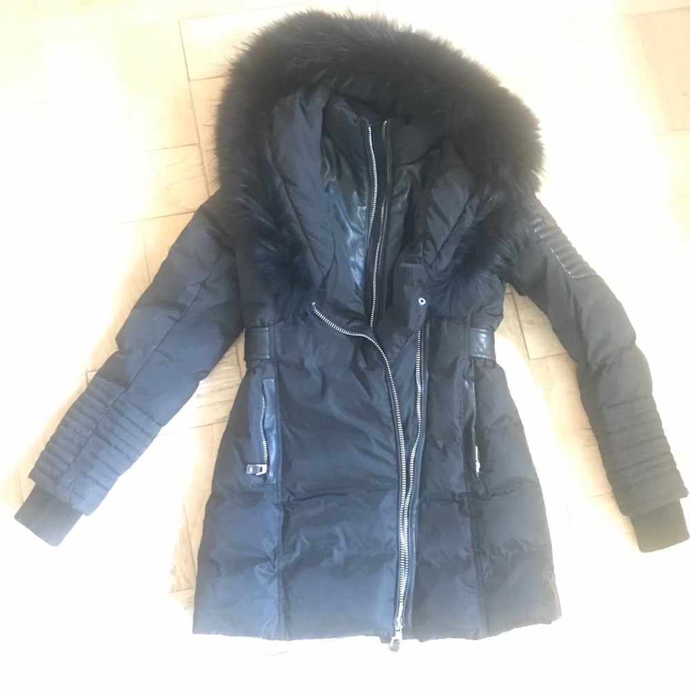 Beautiful Nicole Benisti Winter Black Coat